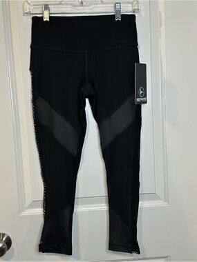 90 Degree by Reflex High Waist Mesh Panel Leggings | XS | NWT